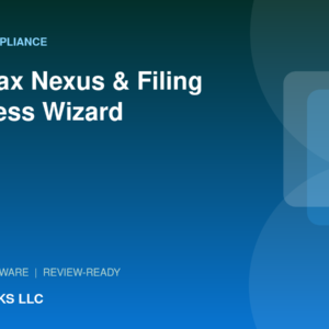 KanderBooks LLC Sales Tax Nexus & Filing Readiness Wizard professional guided wizard